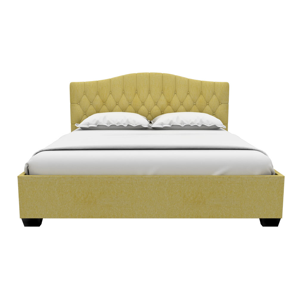 Winser Queen size Bed-Beige